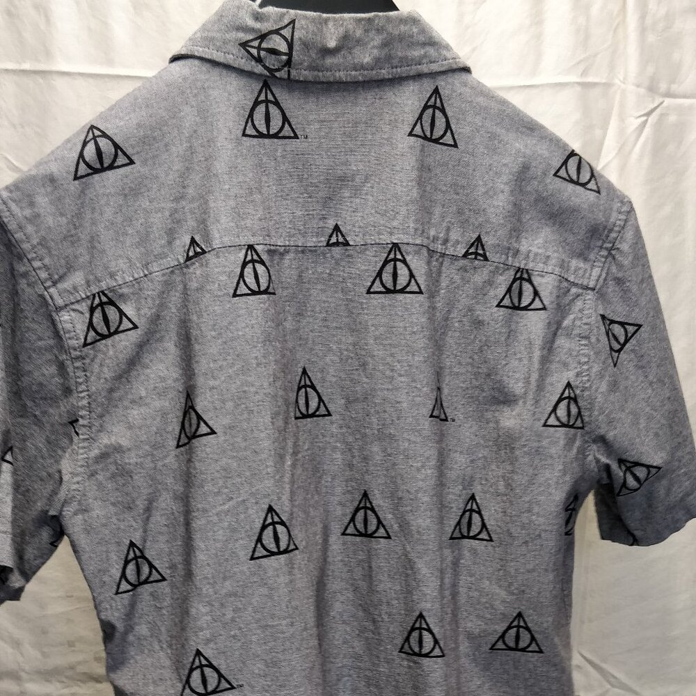Deathly Hallows Short Sleeve button down - Picture 2 of 3